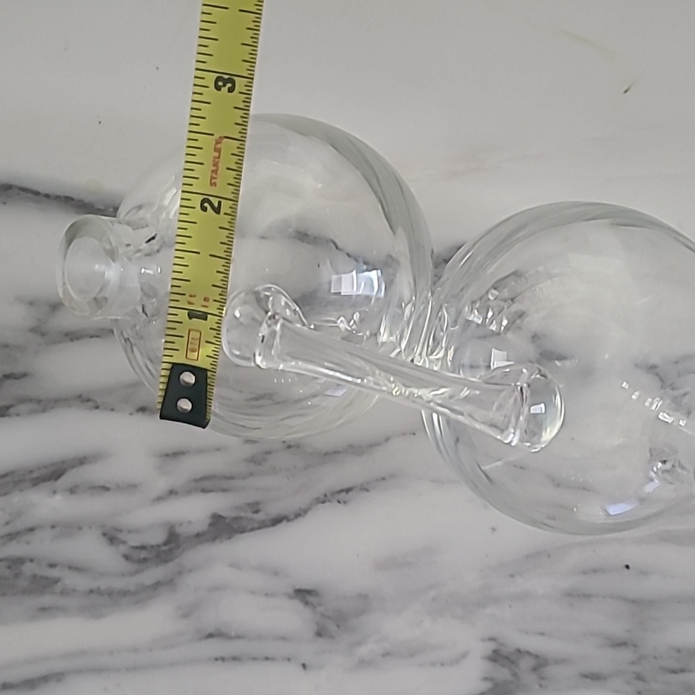 Vintage glass propagation vase - Picture 8 of 9
